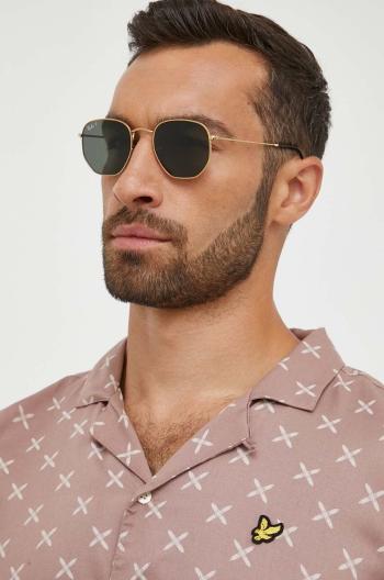 Sluneční brýle Ray-Ban HEXAGONAL zelená barva, 0RB3548N