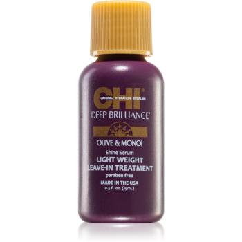 CHI Brilliance Shine Serum Lightweight Leave-in Ttreatment lehké sérum pro lesk a hebkost vlasů 15 ml