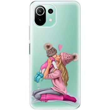 iSaprio Kissing Mom - Blond and Girl pro Xiaomi Mi 11 Lite (kmblogirl-TPU3-Mi11L5G)