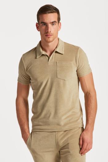 POLOKOŠILE GANT TERRY SS PIQUE CONCRETE BEIGE