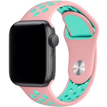 Eternico Sporty pro Apple Watch 38mm / 40mm / 41mm  Mint Turquise and Pink     (AET-AWSP-TuPi-38)