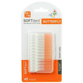 SOFTDENT Butterfly FLEXI PICK, 48 ks, více barev (8594027315374)