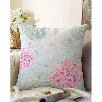 Peony kék pamut keverék párnahuzat, 55 x 55 cm - Minimalist Cushion Covers