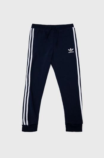 Dětské tepláky adidas Originals tmavomodrá barva, s aplikací