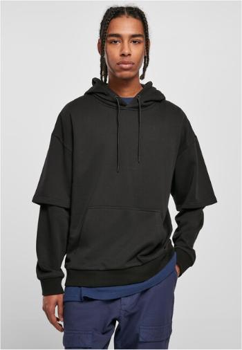 Urban Classics Oversized Doublesleeve Hoody black - 3XL