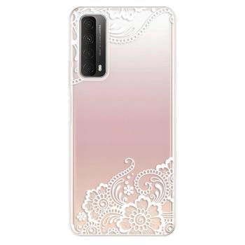 Odolné silikonové pouzdro iSaprio - White Lace 02 - Huawei P Smart 2021