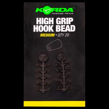 Korda zarážky high grip hook bead - medium