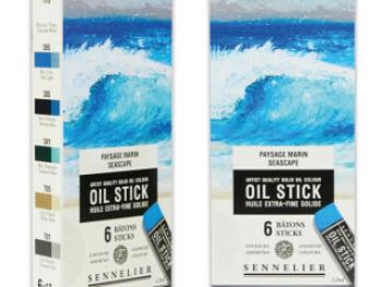 Sennelier oil stick sada 6ks – Seascape