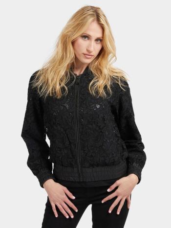 Guess dámský černý bomber - XS (JBLK)