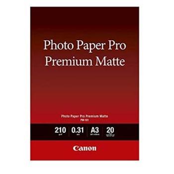 Canon paper premium Matte Photo 8657B006, 210 g/m2, A3, matný, inkoustový, bílý, foto papír
