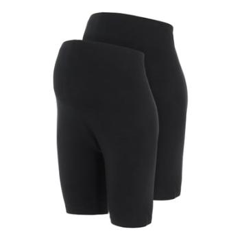 mamalicious Těhotenské shorts MLSANNI 2-pack black