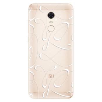 Silikonové pouzdro iSaprio - Fancy - white - Xiaomi Redmi 5 Plus