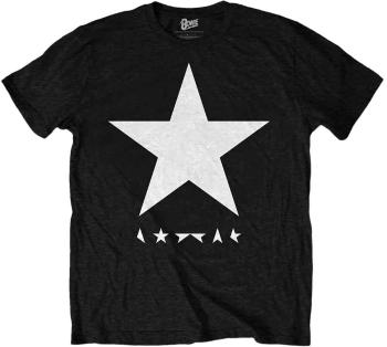 David Bowie Tričko Blackstar (White Star on Black) Unisex Black 2XL