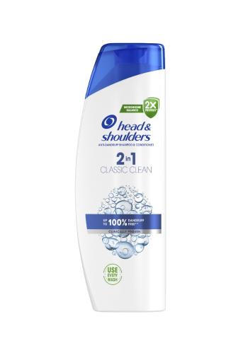 Head&Shoulders Anti-hairfall with Classic 2v1 šampon a kondicionér proti lupům 400 ml