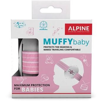 ALPINE Muffy Baby Dětská izolační sluchátka - růžová (8717154024951)