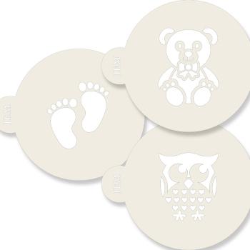 Cakesupplies Stencil Baby 3 ks