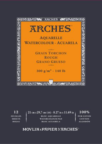Arches Watercolour Rough Skicář 21 x 297 cm 300 g