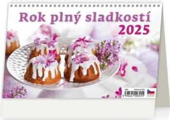 Kalendář stolní 2025 - Rok plný sladkostí