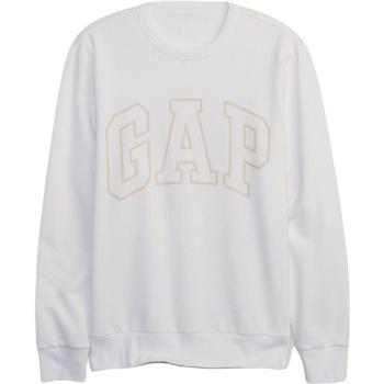 GAP FLEECE Pánská mikina, bílá, velikost