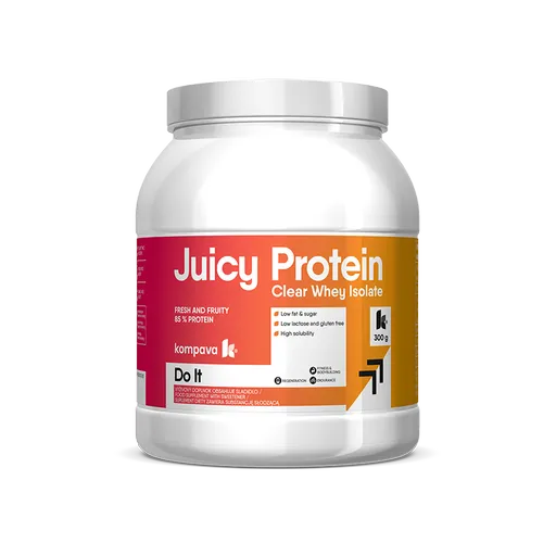 KOMPAVA JUICY Protein,  Mango-Peach  300g /12 dávek