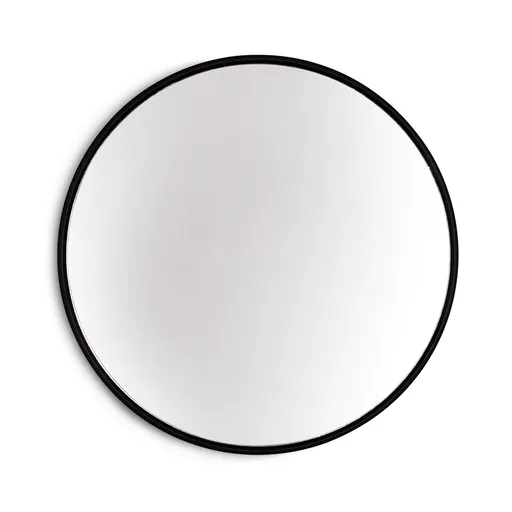 Casa Chic Fournier Nástěnné zrcadlo s kovovým rámem kulaté 58,8 x 58,8 cm