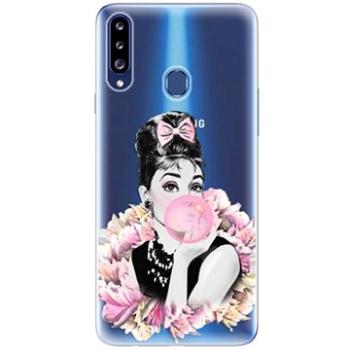 iSaprio Pink Bubble pro Samsung Galaxy A20s (pinbu-TPU3_A20s)