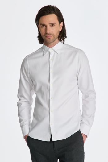 KOŠILE GANT SLIM FORMAL TWILL SHIRT WHITE