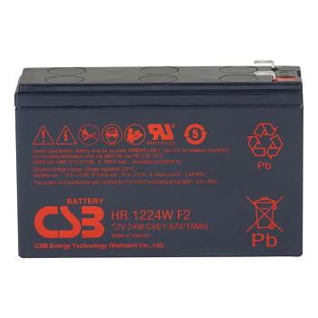 Záložní akumulátor CSB HR1224W F2F1 12V, 6,4Ah, 100A