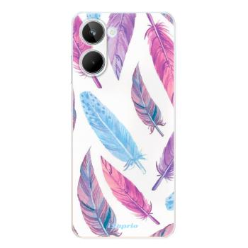 Odolné silikonové pouzdro iSaprio - Feather Pattern 10 - Realme 10