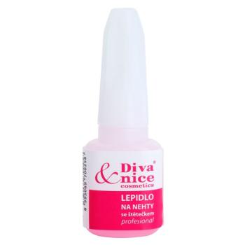 Diva & Nice Cosmetics Accessories Nails lepidlo na nehty se štětečkem 7 g