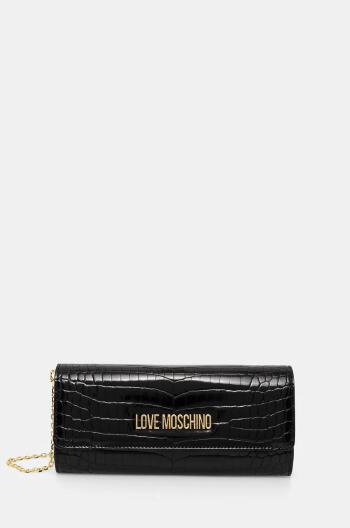 Psaníčko Love Moschino černá barva, JC4294PP0L