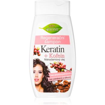 Bione Cosmetics Keratin + Kofein regenerační šampon 260 ml