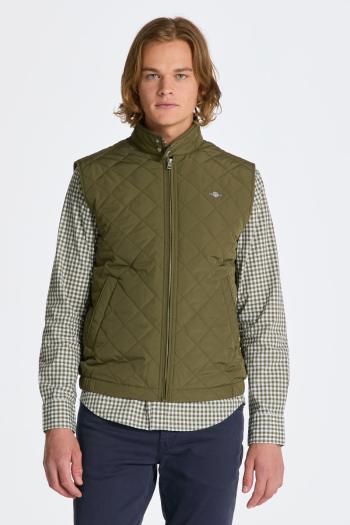 VESTA GANT QUILTED WINDCHEATER VEST JUNIPER GREEN