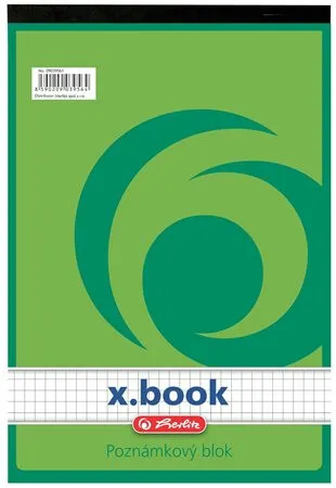Herlitz - Blok poznámkový A6/50 listů, čtvereček