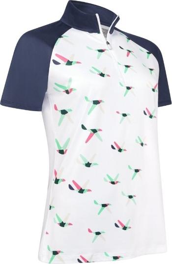 Callaway Birdie Short Sleeve Womens Brilliant White XS Polo košile