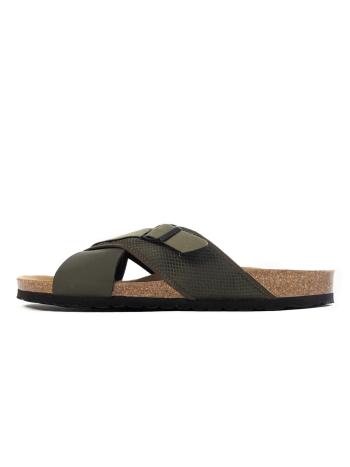 Bayton Papucs 'Arezzo'  khaki / sötétzöld