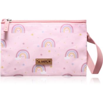 Saro Baby Lunch Bag sáček na svačinku Pink Rainbow 14,5x21,5 cm 1 ks