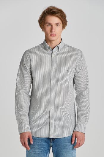 KOŠILE GANT REG POPLIN STRIPE SHIRT EGGSHELL