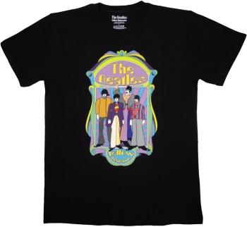 The Beatles Tričko Yellow Submarine Sub Band Frame v2 Unisex Black XL