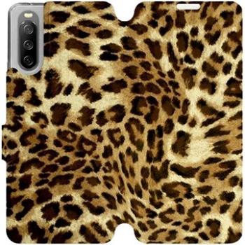 Flip pouzdro na mobil Sony Xperia 10 III - VA33P Leopardí vzor (5903516728633)