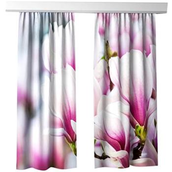 MyBestHome 3D dekorační závěs 101V FLOWERS 2x160x250 cm set 2 kusy (8596212007552)