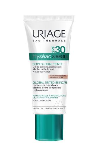 Uriage Hyséac 3-Regul Komplexní péče na mastnou pleť SPF 30 tónovaný krém 40 ml