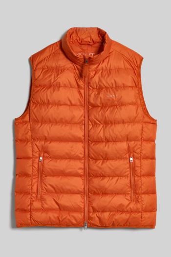 VESTA GANT LIGHT DOWN VEST PUMPKIN ORANGE