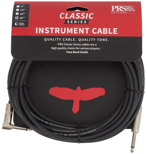 PRS Classic Instrument Cable 25' Angled