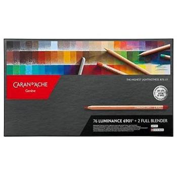 CARAN D'ACHE Luminance 6901 76 barev + 2 blendery (6901.776)