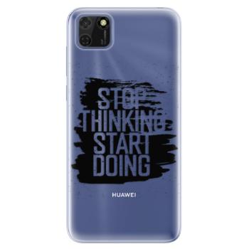 Odolné silikonové pouzdro iSaprio - Start Doing - black - Huawei Y5p