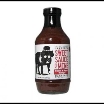 BBQ grilovací omáčka Sweet Sauce o´MineSweet & Spice Vinegar 510g Lambert´s