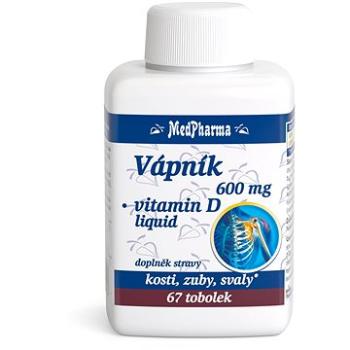 MedPharma Vápník 600 mg + Vitamin D - liquid - 67 tob. (8594045470253)