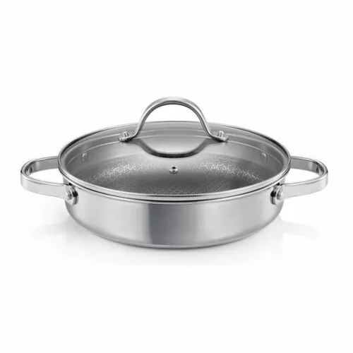 Pánev hluboká SteelCRAFT s poklicí ø 28 cm, 2 úchyty, 28 cm