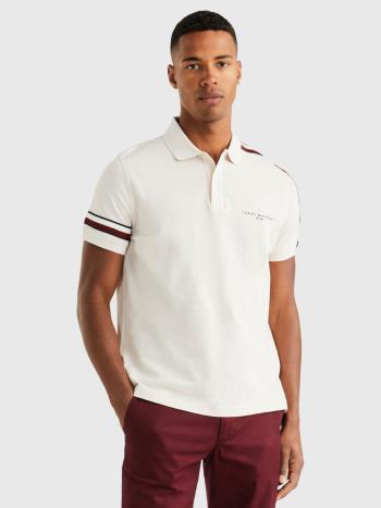 Tommy Hilfiger pánské krémové polotričko